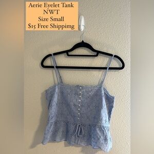 NWT eyelet aerie tank